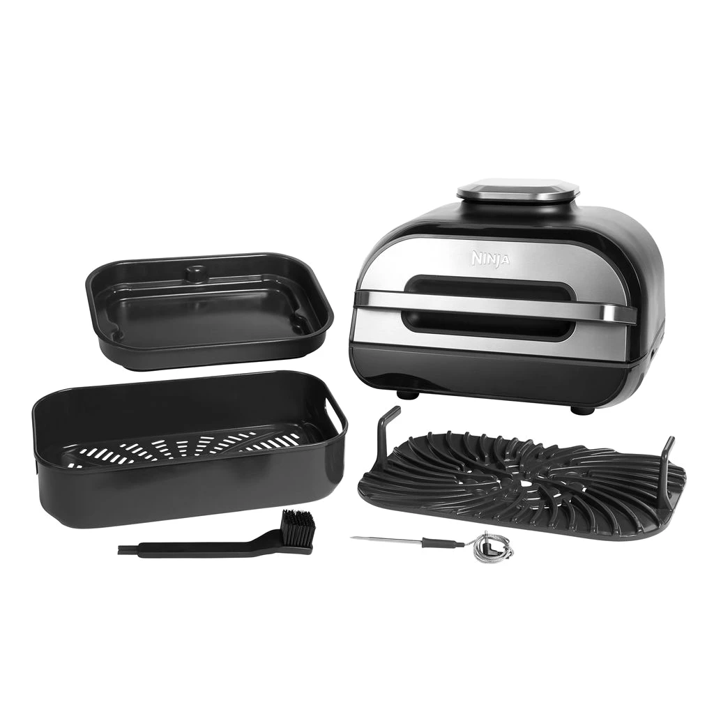 NINJA AG551EU Foodi Grill Max Heißluftfritteuse grau/silber